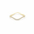 White Diamond Wave Ring - BONDEYE JEWELRY ®