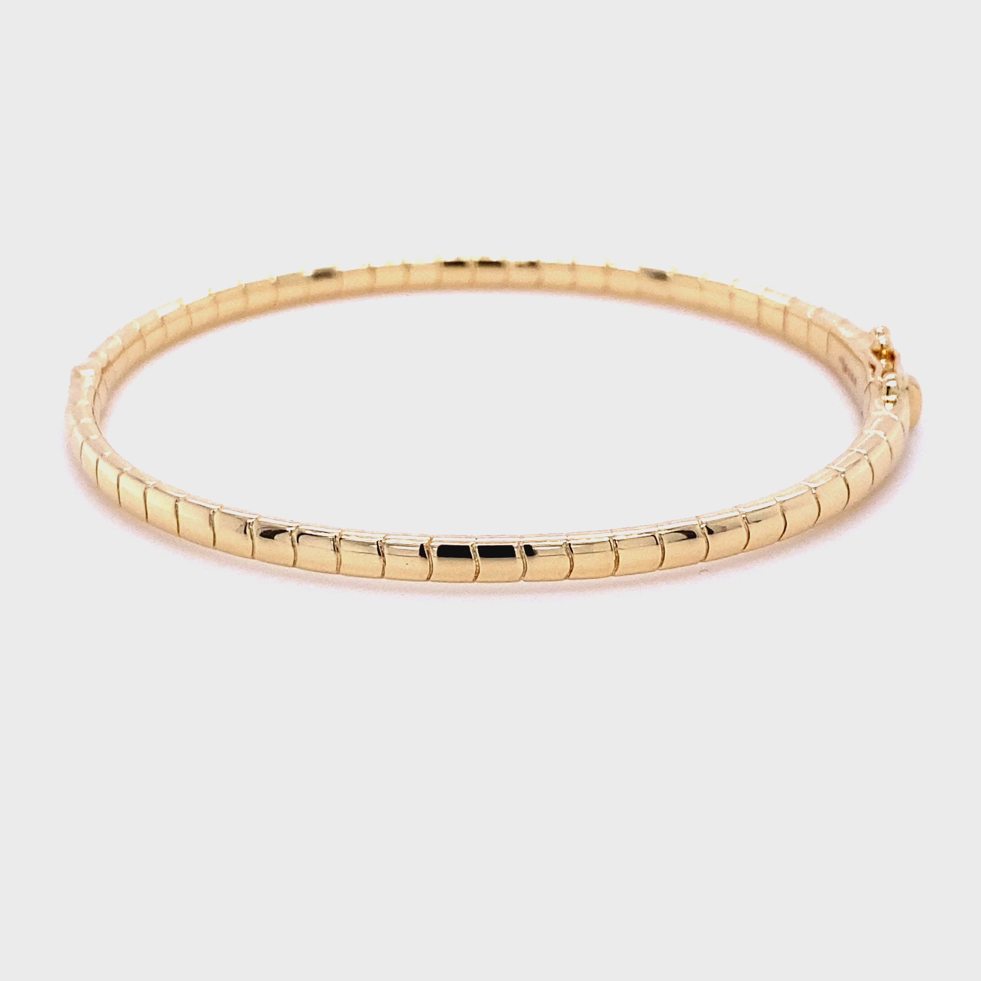 Markle Signature Texture Bracelet Rose Gold Bondeye Jewelry