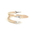 Bia Triple White Topaz Ring Rings BONDEYE JEWELRY ® Rose Gold Size 7 